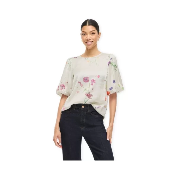 Μπλούζα Vila Top Hinda - Optical Snow