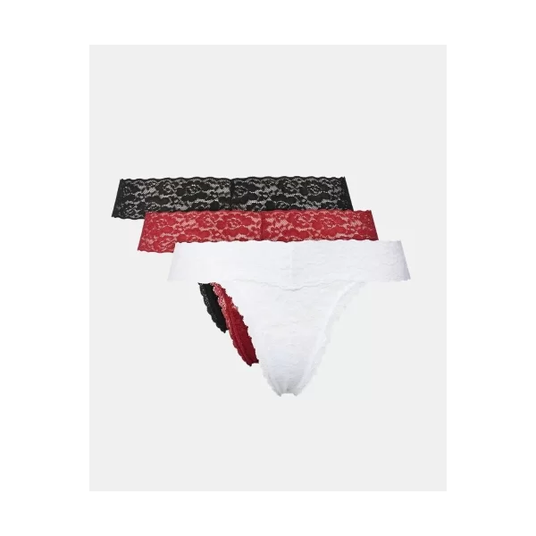 Slips Guess O5RG18 KC5L0 3PACK BASIC LACE THONG