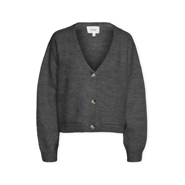 Μπουφάν / Ζακέτες Aware Noos Gemma Cardigan - Dark Grey Melange