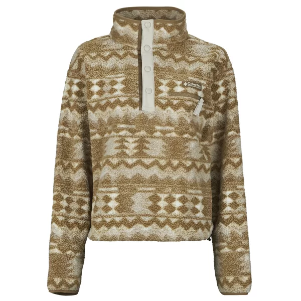 Columbia Fleece Columbia HELVETIA II PRINTED CROPPED HALF SNAP FLEECE