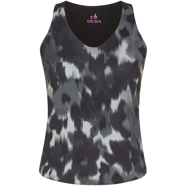 Αμάνικα/T-shirts χωρίς μανίκια Deha Allover Microfibre Tank Top