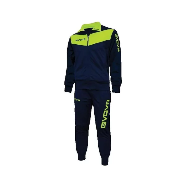 Σετ από φόρμες Givova Survêtement coupe ajustée bleu