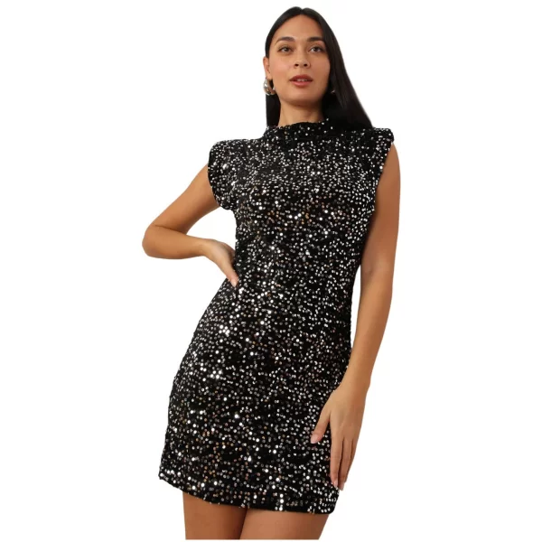 Κοντά Φορέματα La Modeuse 77305_P183213