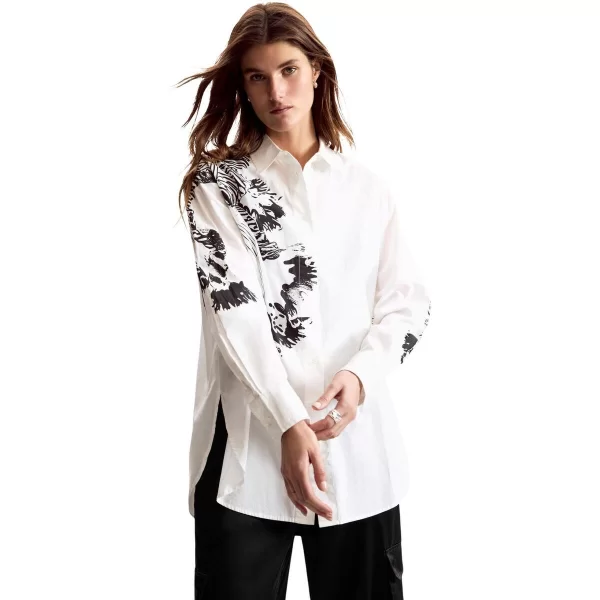 Πουκάμισα Desigual CAM_ORCHID_LACROIX 26SWCW29