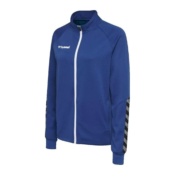 Ζακέτα hummel Veste hmlAUTHENTIC WOMEN POLY ZIP JACKET bleue