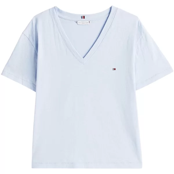 T-shirt με κοντά μανίκια Tommy Hilfiger SLUB MDRN V-NK SS T- WW0WW43901