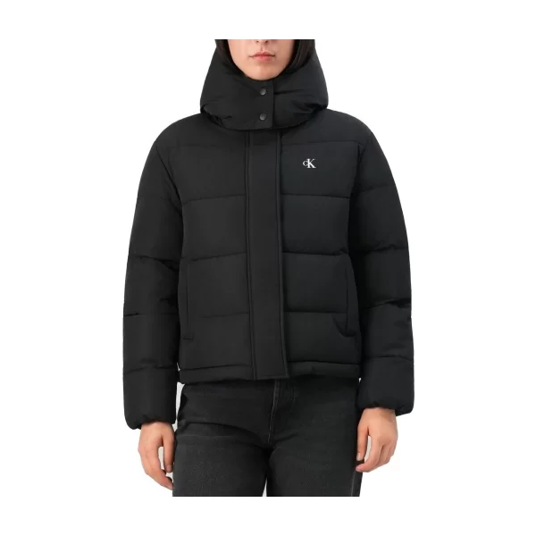 Χοντρό μπουφάν Calvin Klein Jeans MATTE MONOLOGO MW SHORT