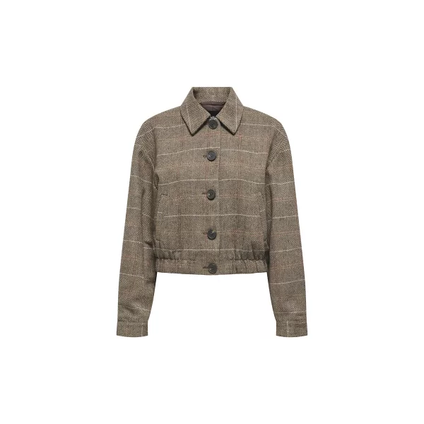 Σακάκι/Blazers Only ONLRICCA LIFE CHECK CROP JACKET WOMEN