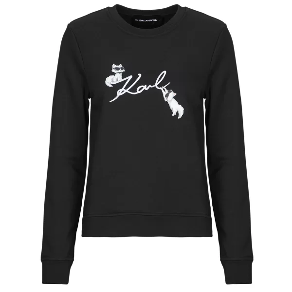 Φούτερ Karl Lagerfeld IKON SIGNATURE CHOUPETTE SWEAT
