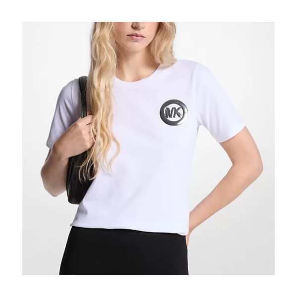 T-shirt με κοντά μανίκια MICHAEL Michael Kors MK CHARM SMALL TEE