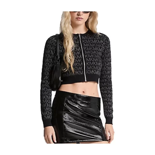 Ζακέτα MICHAEL Michael Kors MK NK ZIP CARDI