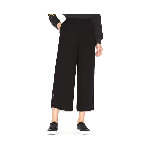 Παντελόνια EAX CROPPED RELAXED WIDE LEG PANTS WOMEN