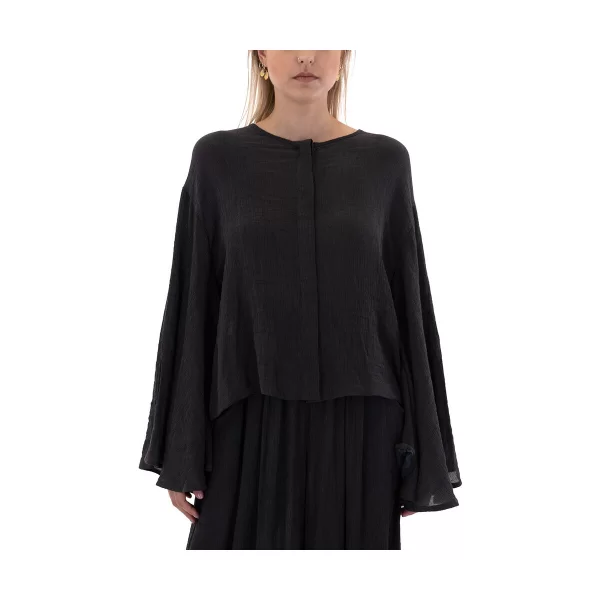 Πουκάμισα Black N Black OVERSIZED FIT SHIRT WOMEN BLACK BLACK