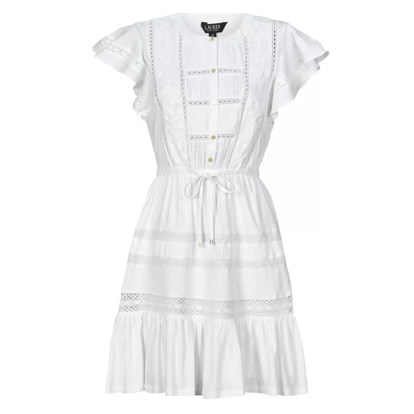Κοντά Φορέματα Lauren Ralph Lauren TANVEITTE-SHORT SLEEVE-DAY DRESS