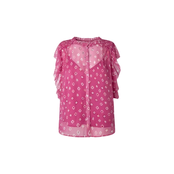 Πουκάμισα Pepe jeans E2 DROP 3 MARLEY SEE THROUGH SLEEVELESS SHIRT WOMEN