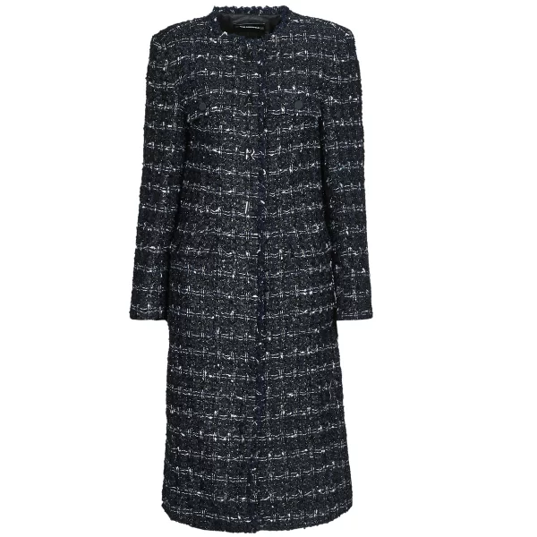Παλτό Karl Lagerfeld BOUCLE LONG JACKET