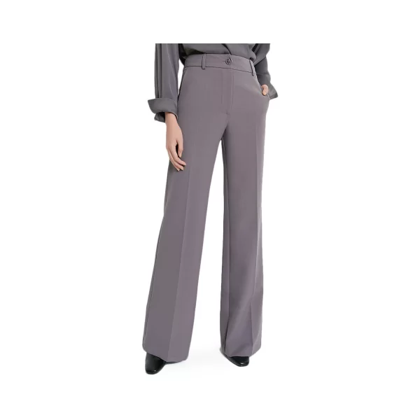 Παντελόνια Access Fashion MID WAIST STRAIGHT FIT PANTS WOMEN