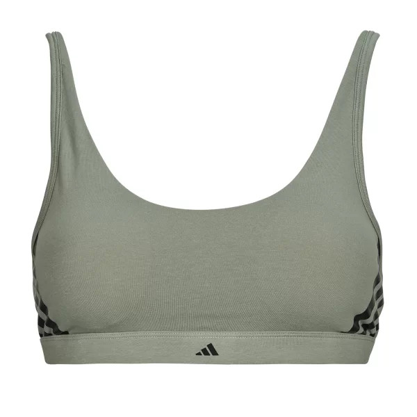Αθλητικά σουτιέν adidas ACTIVE ESSENTIALS COTTON 3 STRIPES