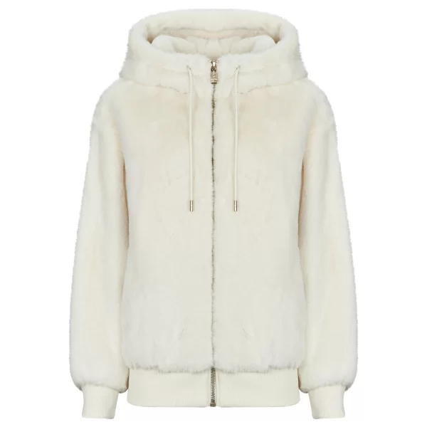 Μπουφάν Guess LUCREZIA FAUX FUR