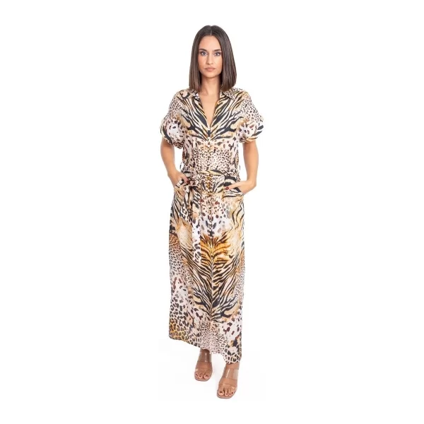 Μακριά Φορέματα Isla Bonita By Sigris Μακρύ Μίντι Φόρεμα