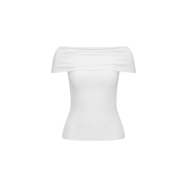 Μπλουζάκια με μακριά μανίκια JJXX JXGIGI OFF SHOULDER BARDOT TOP WOMEN