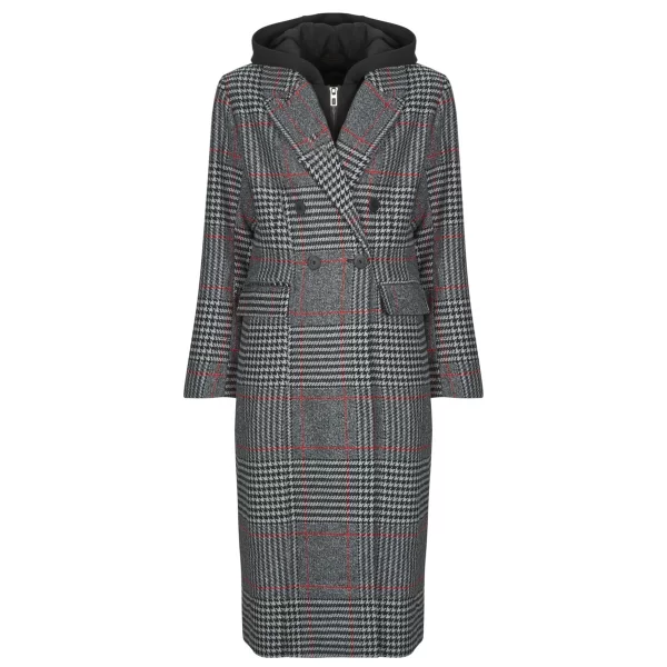 DESIGUAL Παλτό Desigual CAPUCHA CHECK