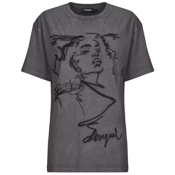 T-shirt με κοντά μανίκια Desigual BUDAPEST