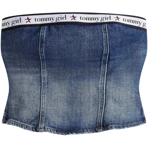 Μπλούζα Tommy Hilfiger TOMMY GIRL DENIM TUB DW0DW21221