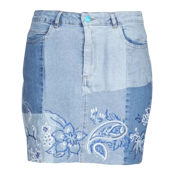 Κοντές Φούστες Desigual BE BLUE