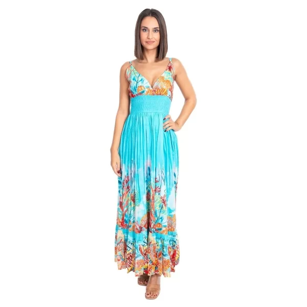 Μακριά Φορέματα Isla Bonita By Sigris Μακρύ Μίντι Φόρεμα