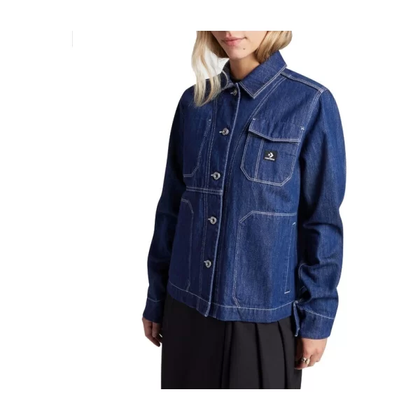 Converse Δερμάτινο Μπουφάν Converse DENIM WORK COAT