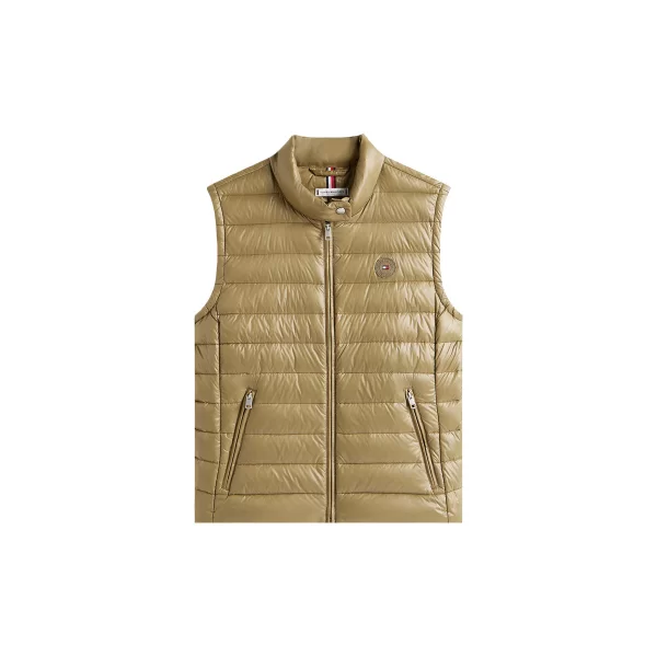 Χοντρό μπουφάν Tommy Hilfiger ULTRALIGHT DOWN MOCK NECK VEST WOMEN