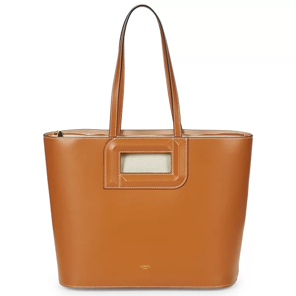 Shopping bag Lancel ANGELE CUIR DE LANCEL CABAS M