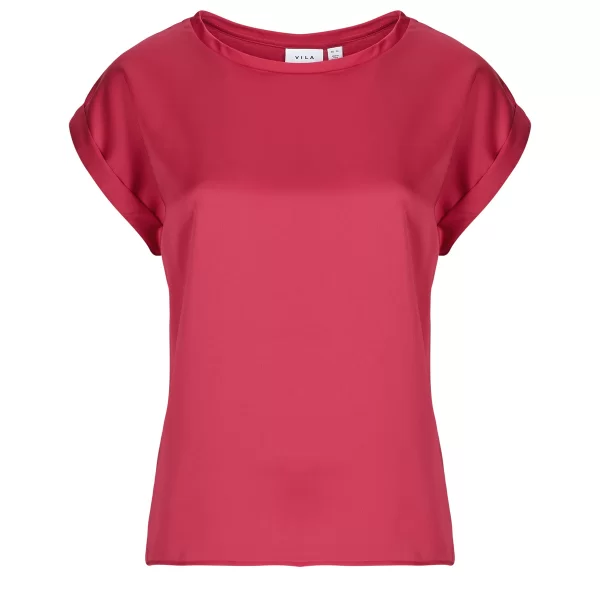 Μπλούζα Vila VIELLETTE S/S SATIN