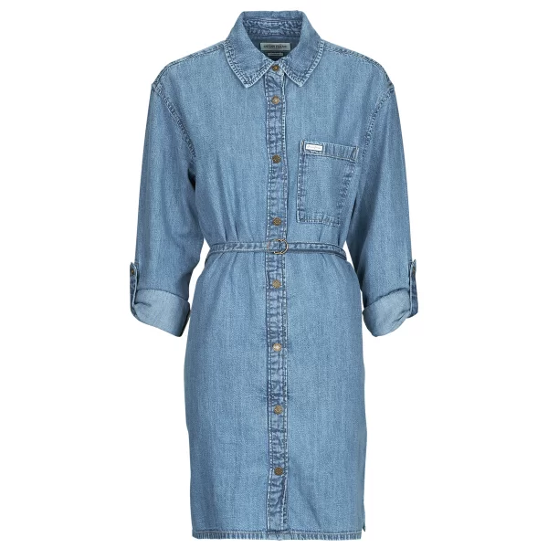 Κοντά Φορέματα Guess GJ LS DENIM SHIRT