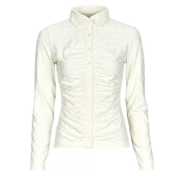 Πουκάμισα Guess LS SHIRRING NYNA
