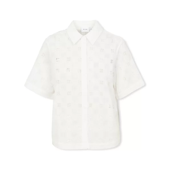 Μπλούζα Vila Lucie Shirt 2/4 - Cloud Dancer