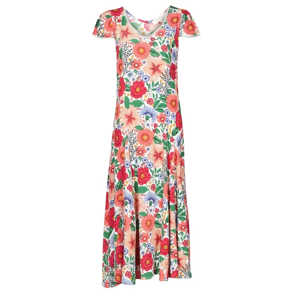 Κοντά Φορέματα Derhy TREILLIS FLOWER