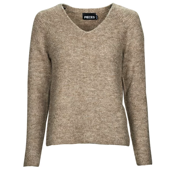Pieces Πουλόβερ Pieces PCELLEN LS V-NECK KNIT