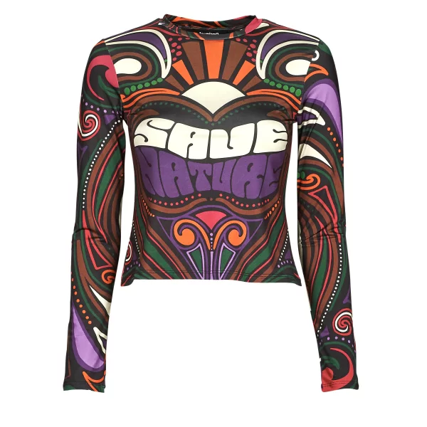 Μπλουζάκια με μακριά μανίκια Desigual BLAIR