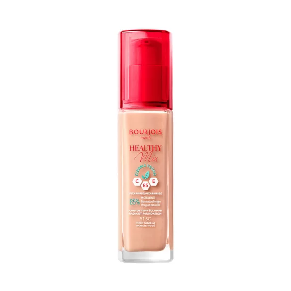 Πούδρες & Βάσεις Bourjois Radiant Foundation Healthy Mix - 515 Rose Vanilla