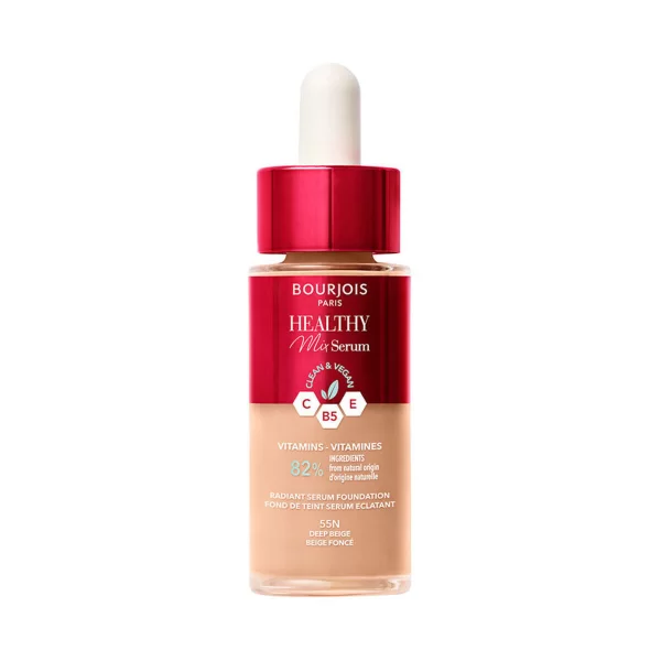 Πούδρες & Βάσεις Bourjois Healthy Mix Serum Foundation - 55N Deep Beige
