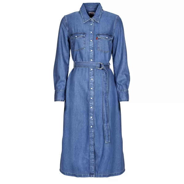Μακριά Φορέματα Levis QUINCEY LS MAXI DRESS