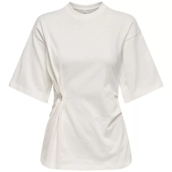 Only Marie Γυναικείο O-Neck Top Box 15368496 Λευκό