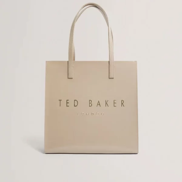 Ted Baker Crinkon Large Icon Bag 283875 Γκρι Μπεζ