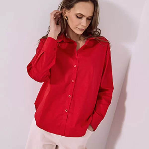 Πουκάμισο με ανοίγματα στο πλάι SQ8011.3137+3