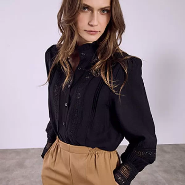 Πουκάμισο με κέντημα SQ1376.3807+7