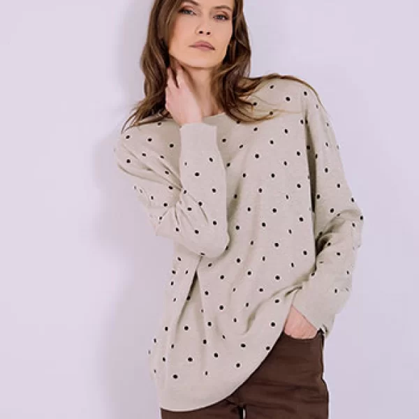 Πουλόβερ πουά SQ7568.4065+3