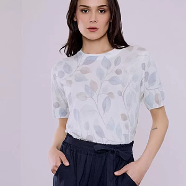 Μπλούζα φλοράλ απο βισκόζη SQ7590.4755+1