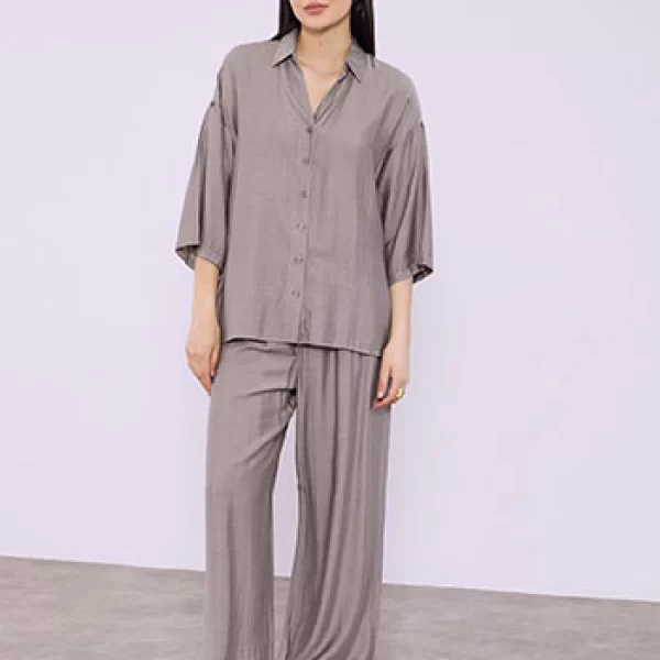 Σετ πουκάμισο και παντελόνι με βισκόζη SQ7591.0005+2